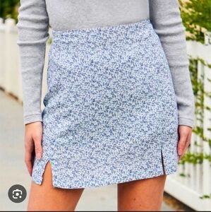 Brandy Melville Floral Skirt